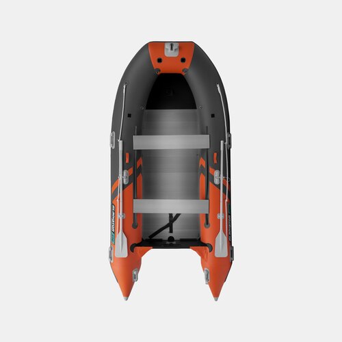 Надувная лодка GLADIATOR C370AL оранжево-темносерый