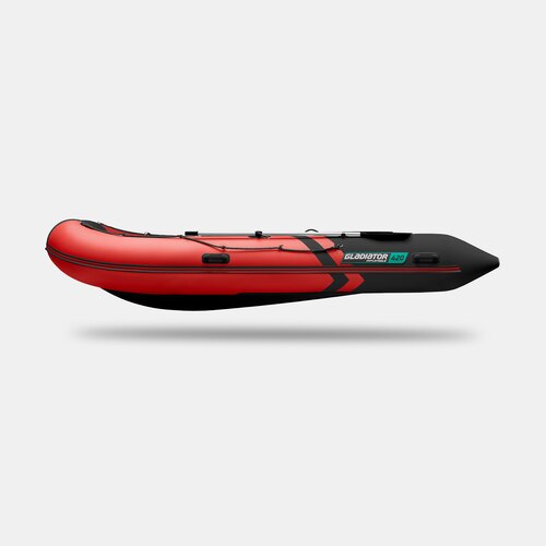 Надувная лодка GLADIATOR B420 красно-черный