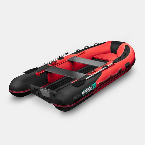 Надувная лодка RIB GLADIATOR AL 420 красно-черный (СПб)