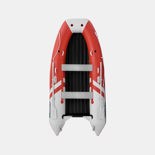 Надувная лодка GLADIATOR E350PRO красно-белый