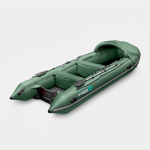 Надувная лодка GLADIATOR E450PRO зелёный