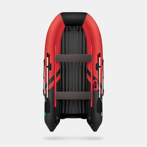 Надувная лодка GLADIATOR E300SL красно-черный