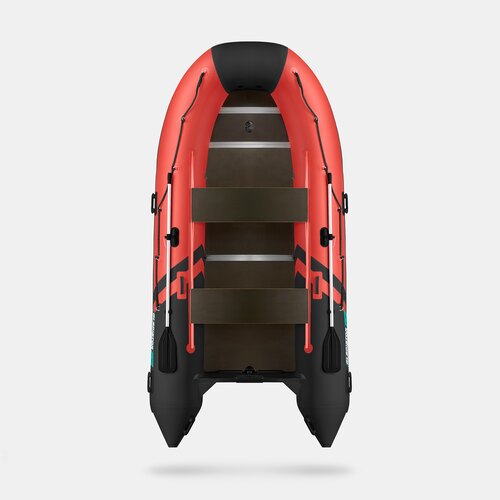 Надувная лодка GLADIATOR B420 красно-черный