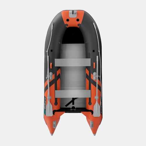 Надувная лодка GLADIATOR C330AL оранжево-темносерый