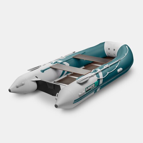 Надувная лодка GLADIATOR B420 морской зеленый-белый