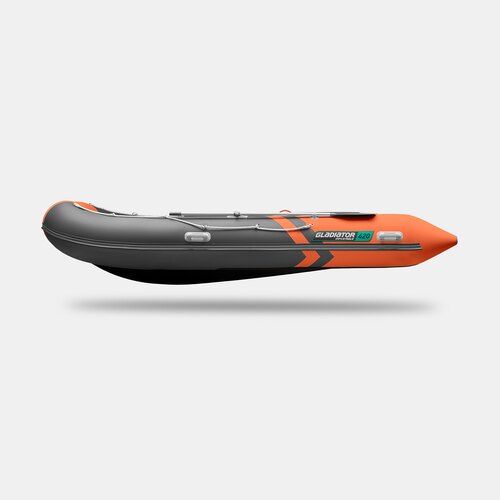 Надувная лодка GLADIATOR B420 оранжево-темносерый