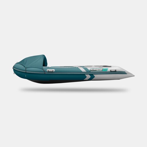 Надувная лодка GLADIATOR C400AL морской зеленый-белый