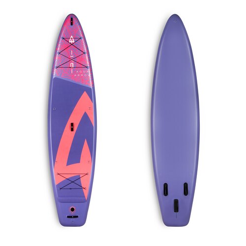 SUP доска надувная Aqua Arrow 11.6 ART Purple Leaf